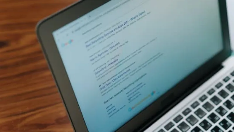 a laptop computer on a table