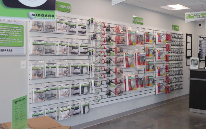 a stack of flyers on a counter