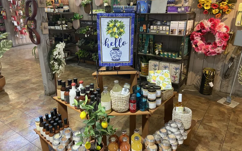 a store with many bottles of alcohol