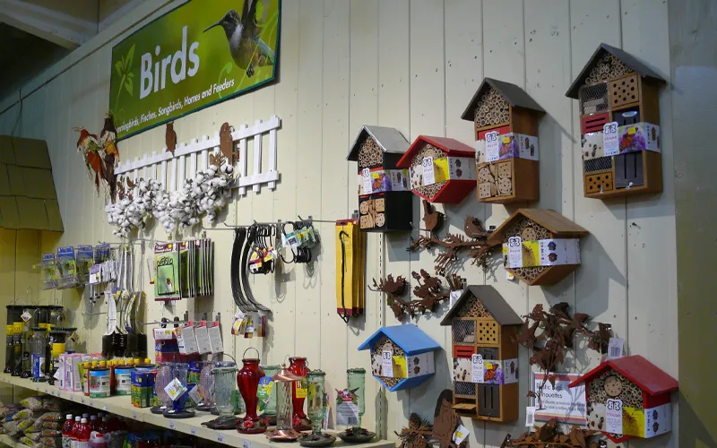 a bunch of items that are hanging on the wall