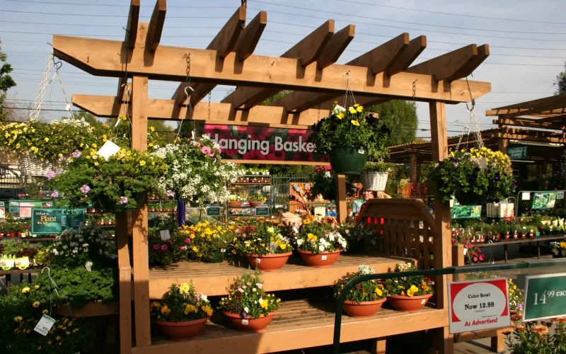 a sign above a store