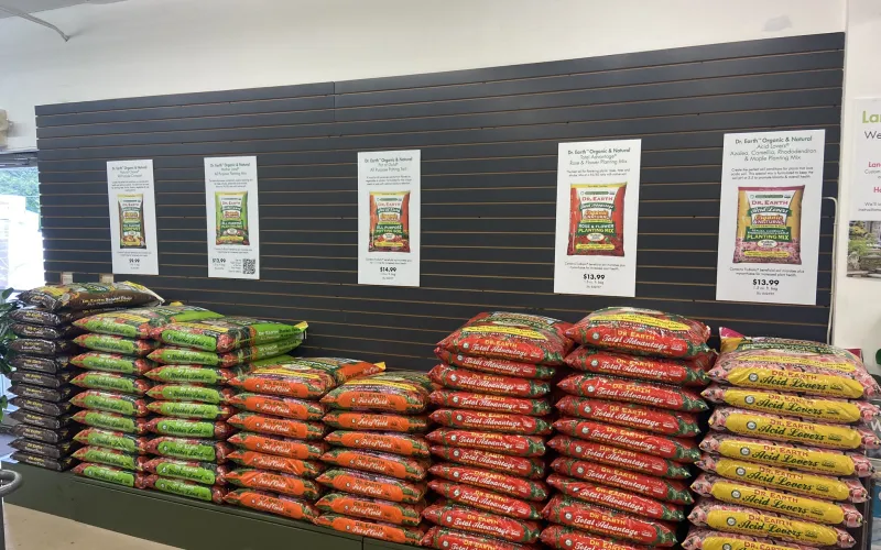 a display of hot dogs