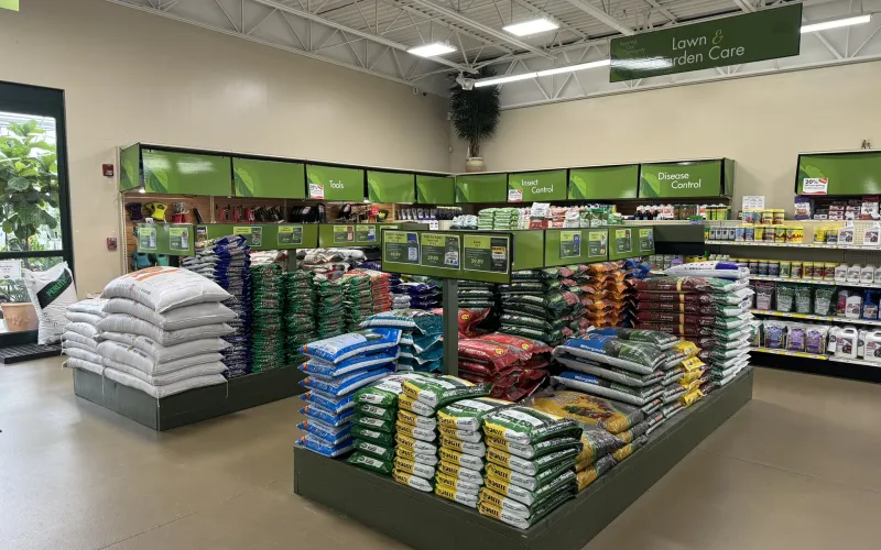 a store with a large display of products