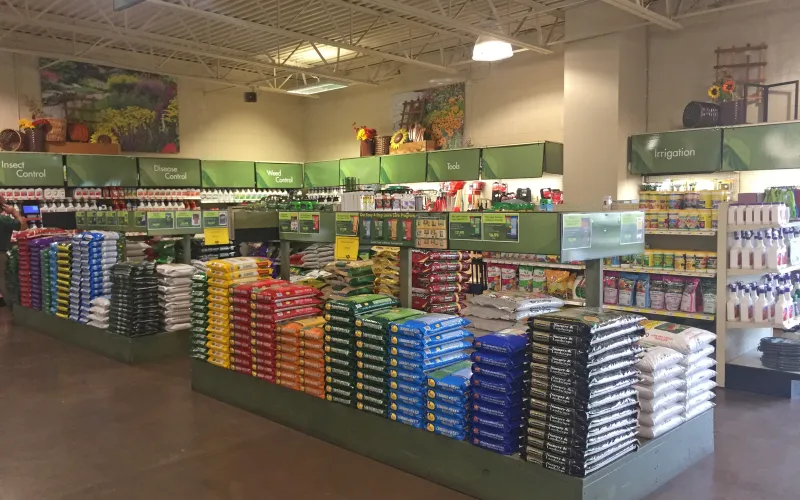 a store filled with lots of counter space