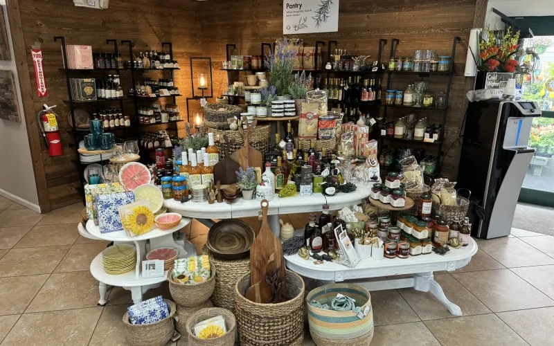 a store with baskets and baskets