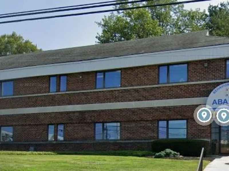 a building with a sign on it