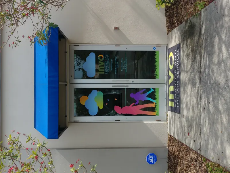 Front door of St. Petersburg center