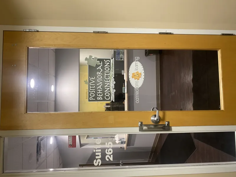 a door with a sign on it