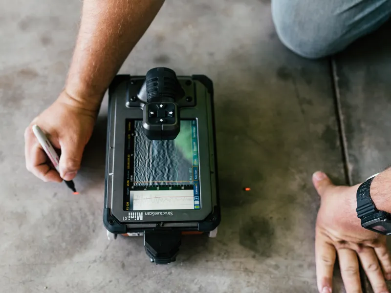 Concrete Scanning the perfect method to examine concrete structures like walls, floors, columns and bridges.