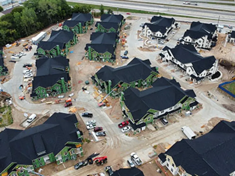 Mattco multi-family new construction roofing Stafford Place Apartments Azle TX