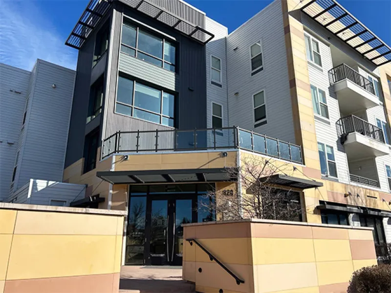 Exterior view of U Club student housing apartment complex roofing project in Boulder Colorado completed by Mattco Roofing and Construction