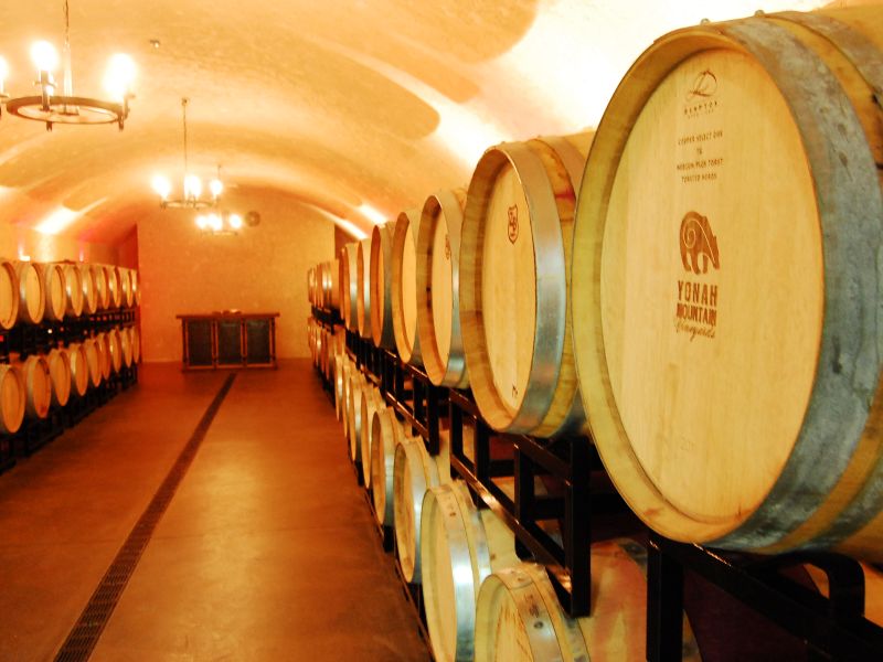 a close up of a barrel