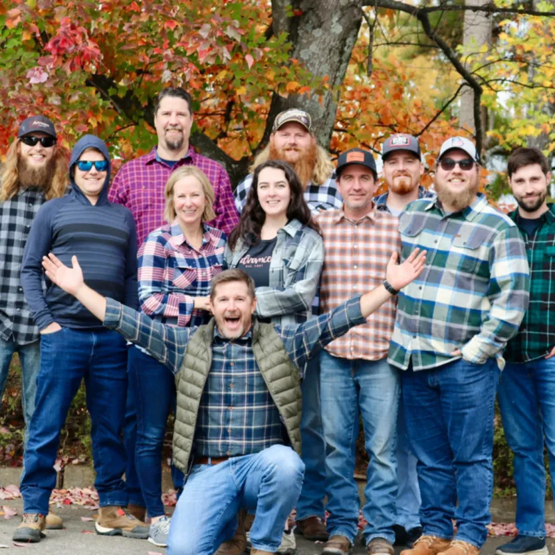 a group of people posing for a photo