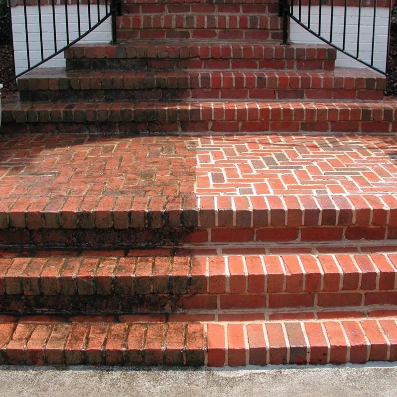 a set of stairs