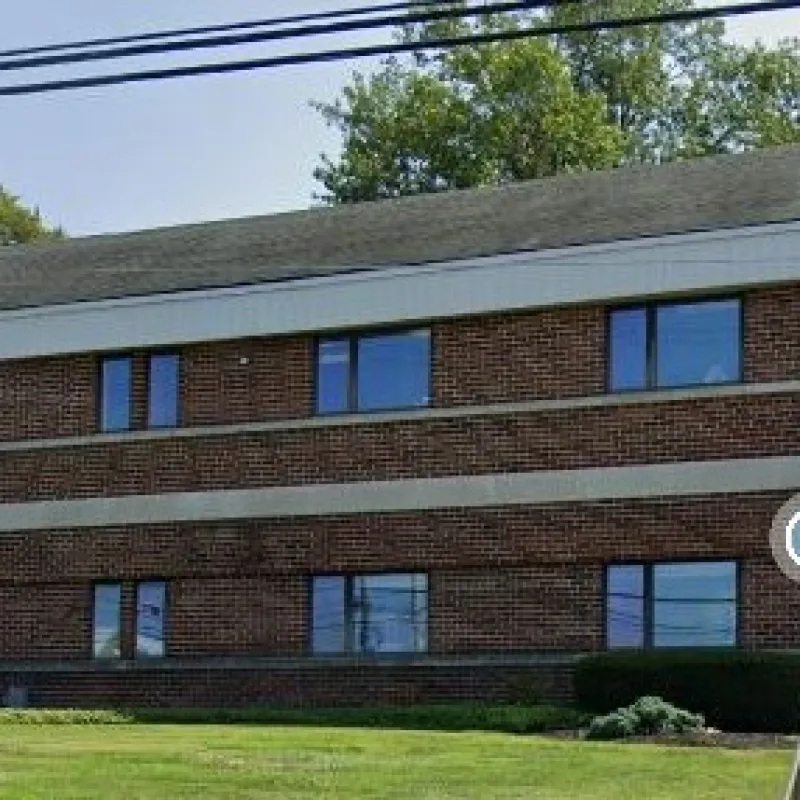 a building with a sign on it