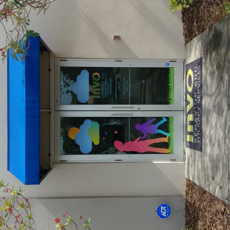 Front door of St. Petersburg center