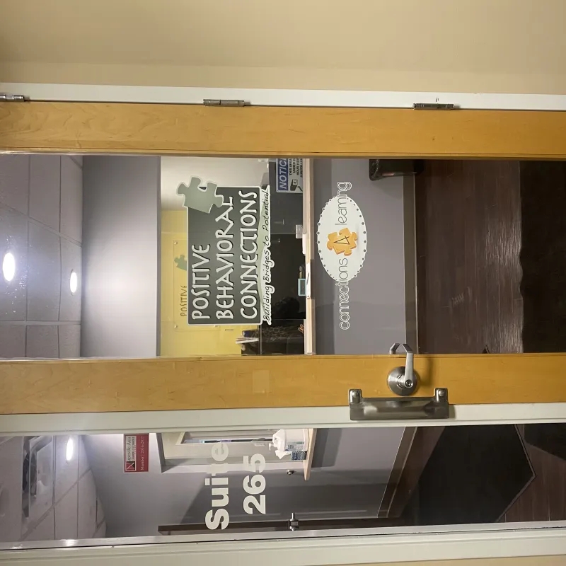 a door with a sign on it