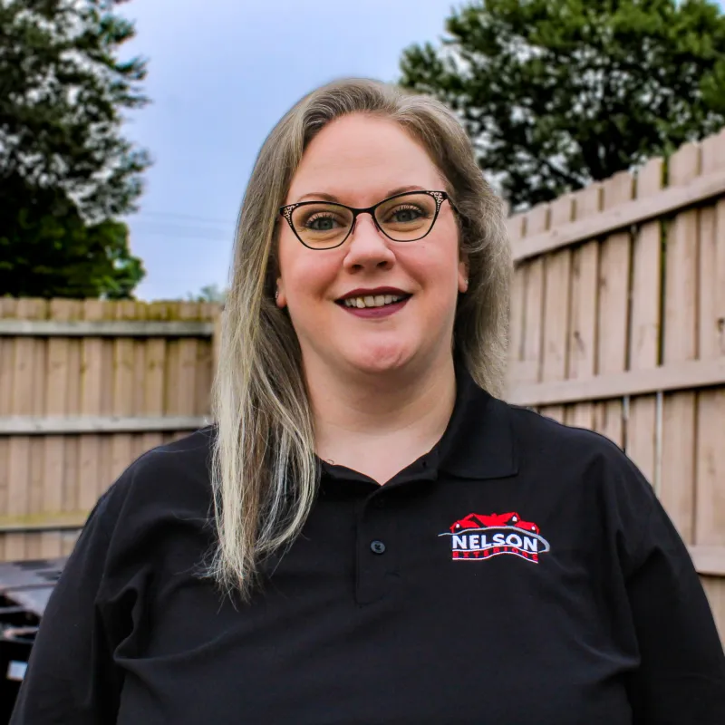 a person wearing glasses