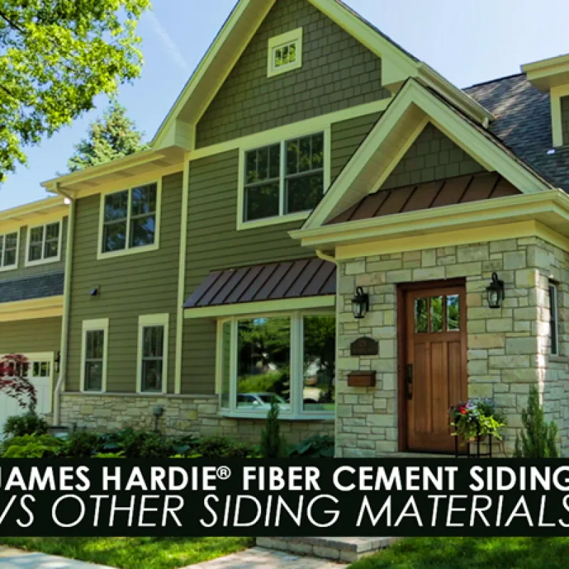 James Hardie Fiber Cement Siding Vs Other Siding Materials