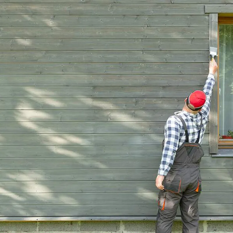 man painting house in atlanta georgia
