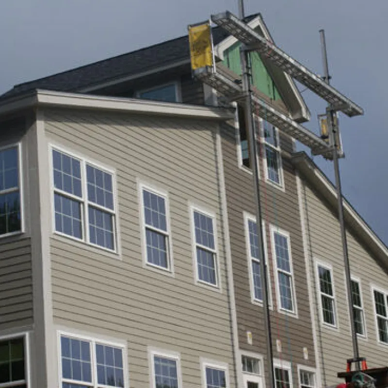 a large brick building