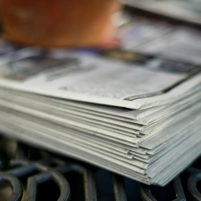 a pile of paper