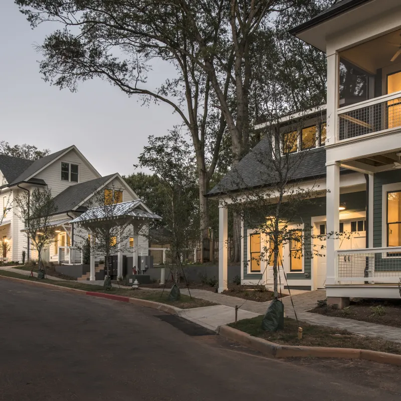 a row of houses