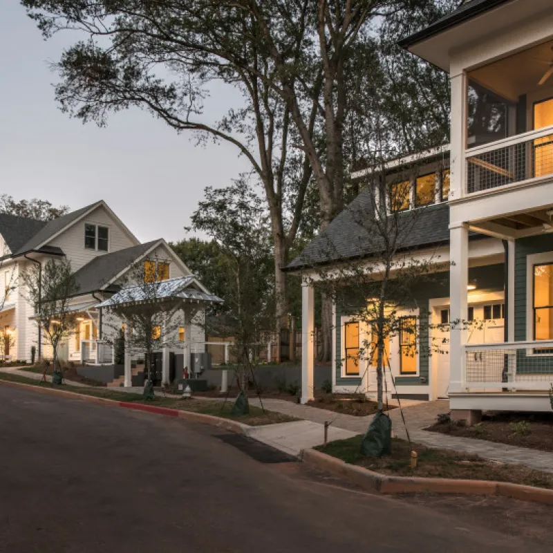 a row of houses