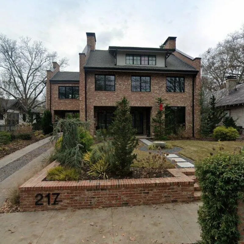a large brick house