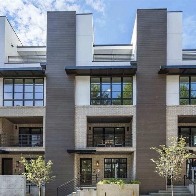 a building with many windows