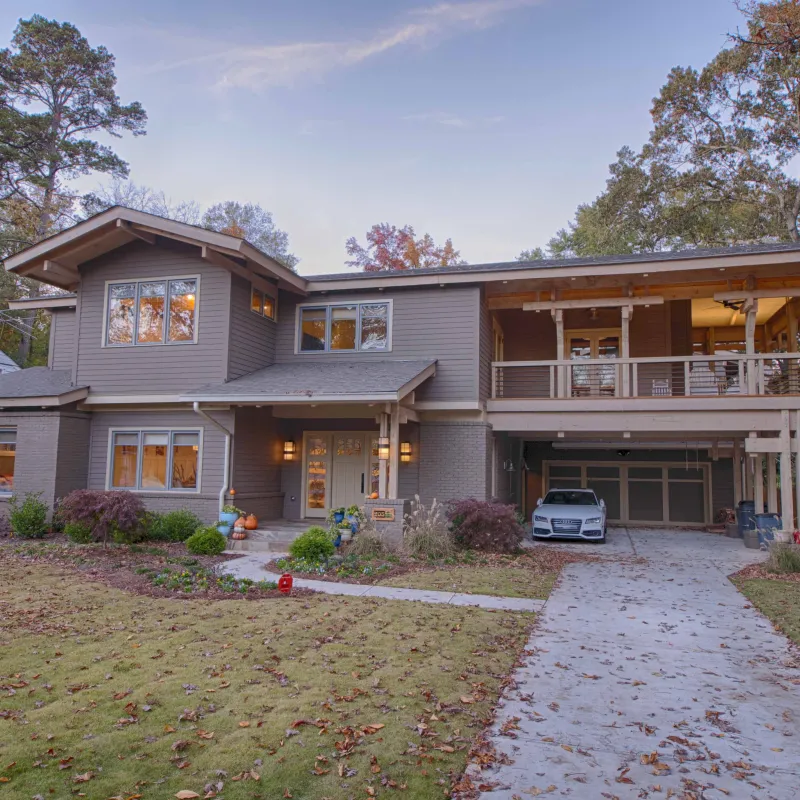 a house with a driveway