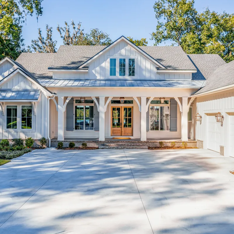 a house with a driveway