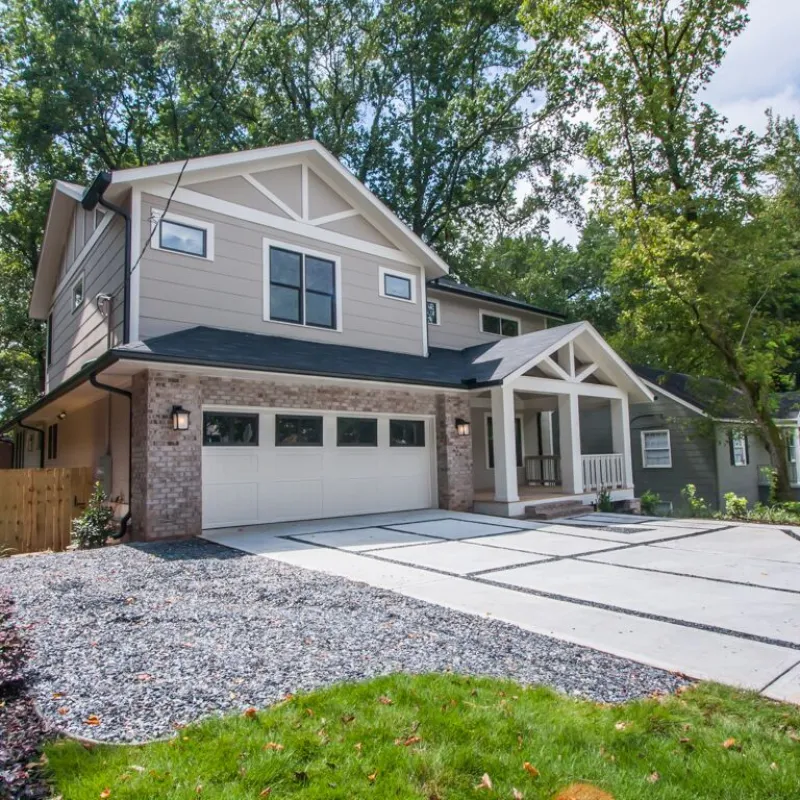 a house with a driveway
