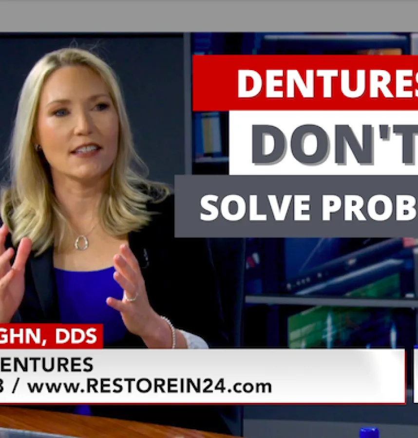 Traditional Dentures Vs. Dental Implants. Dentures May Cause A Whole New Set Of Problems