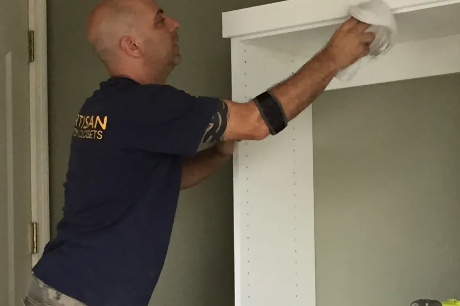 #Closet Lighting #Vanity #Tie Organizer #Drawer Organizer #Belt Organizer #Handiwall #Slate Wall #Custom Closet #Closets #Closet Ideas #Closet Organizers #Master Closets #Custom Closets #Her Walk In Closet #His Walk In Closet #Walk In Closet Ideas #His & Her Walk In Closet #Shared Closet Ideas #Custom Pantry #Mudroom #Garage #Laundry Room #Kids Closet Ideas #Kid Organizers #Playroom Ideas #Entertainment Storage Ideas #Floating Shelves #Custom Storage Solutions #Atlanta Closets #Nashville Closets #Artisan Custom Closets
