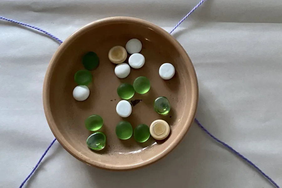 a plate of food on a table