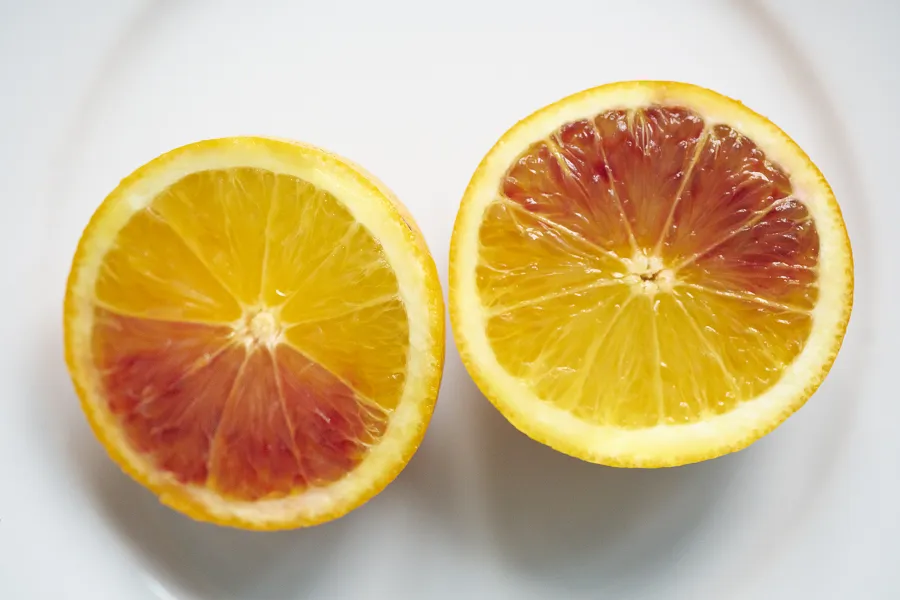 half of an orange