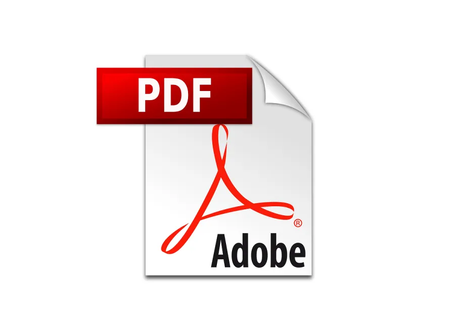 Computer icon of an Abode PDF file