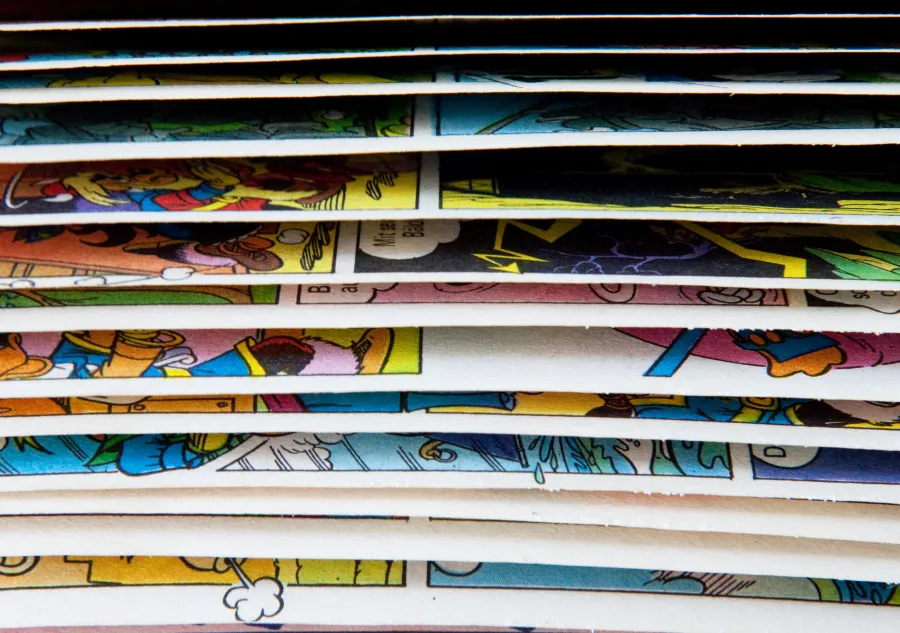 The pages of a Comic Book