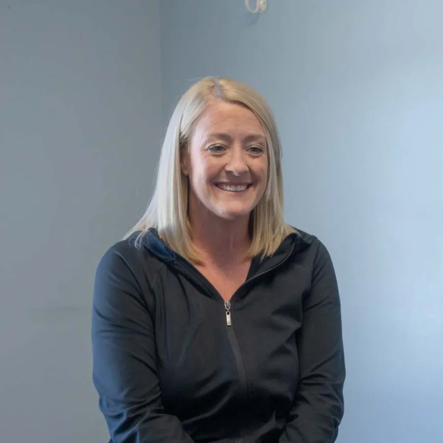 female dental staff member of East Limestone Family Dental