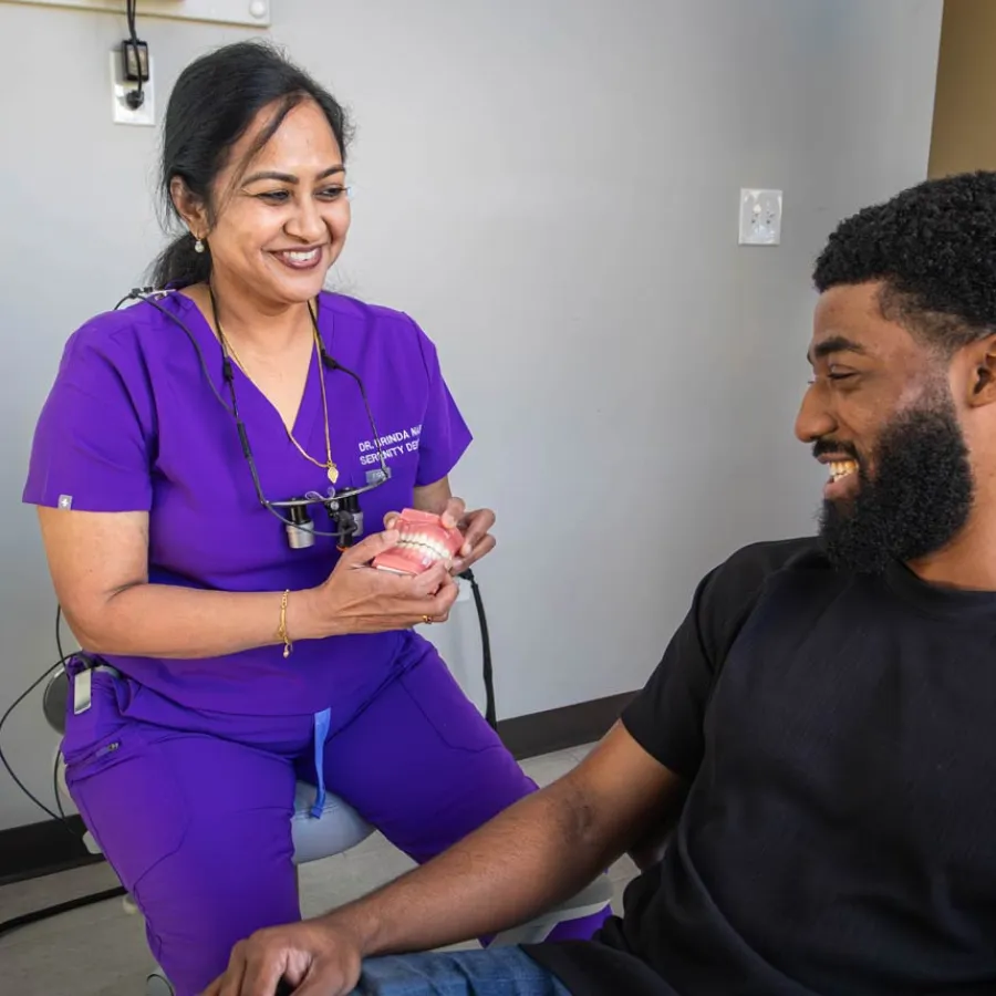 Clyde Gates smiling for the camera