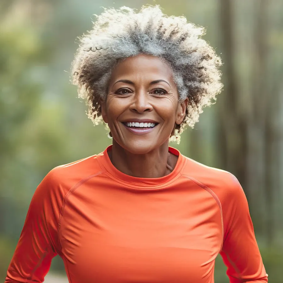 a person smiling for the camera