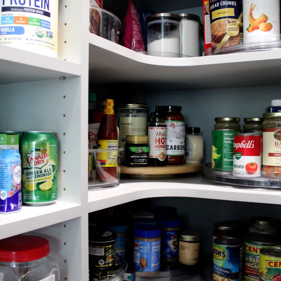 a refrigerator full of food