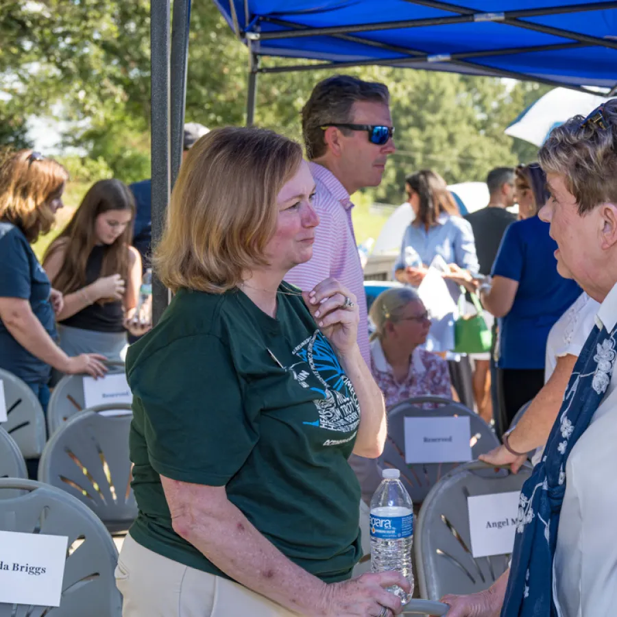 a group of people at an event