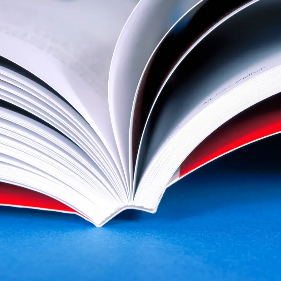 A Perfect Bound Book with a Flexible Spine