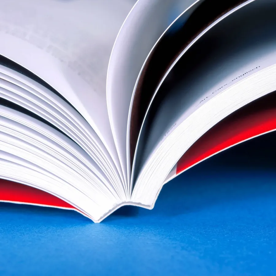 A Perfect Bound Book with a Flexible Spine