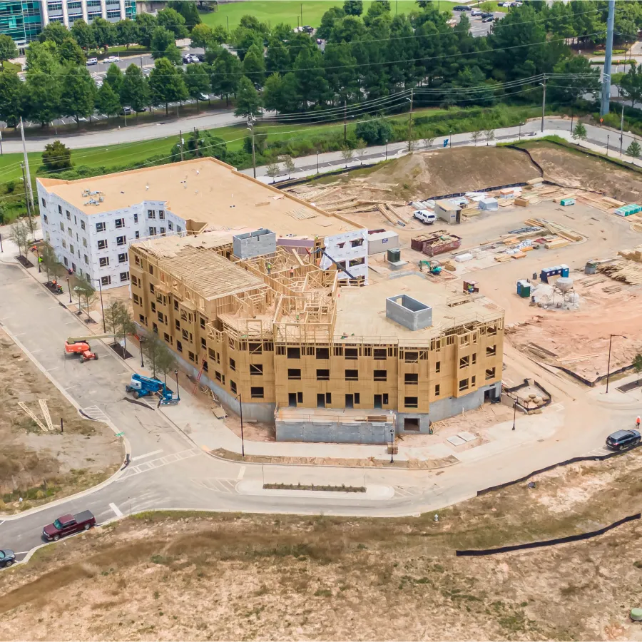 a building under construction