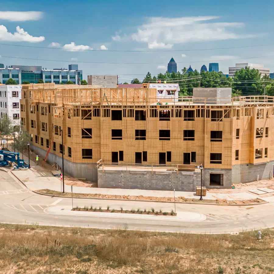 a building under construction