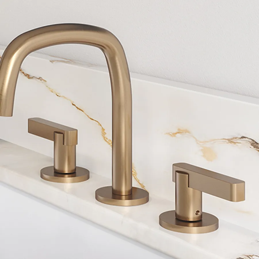 a faucet on a counter
