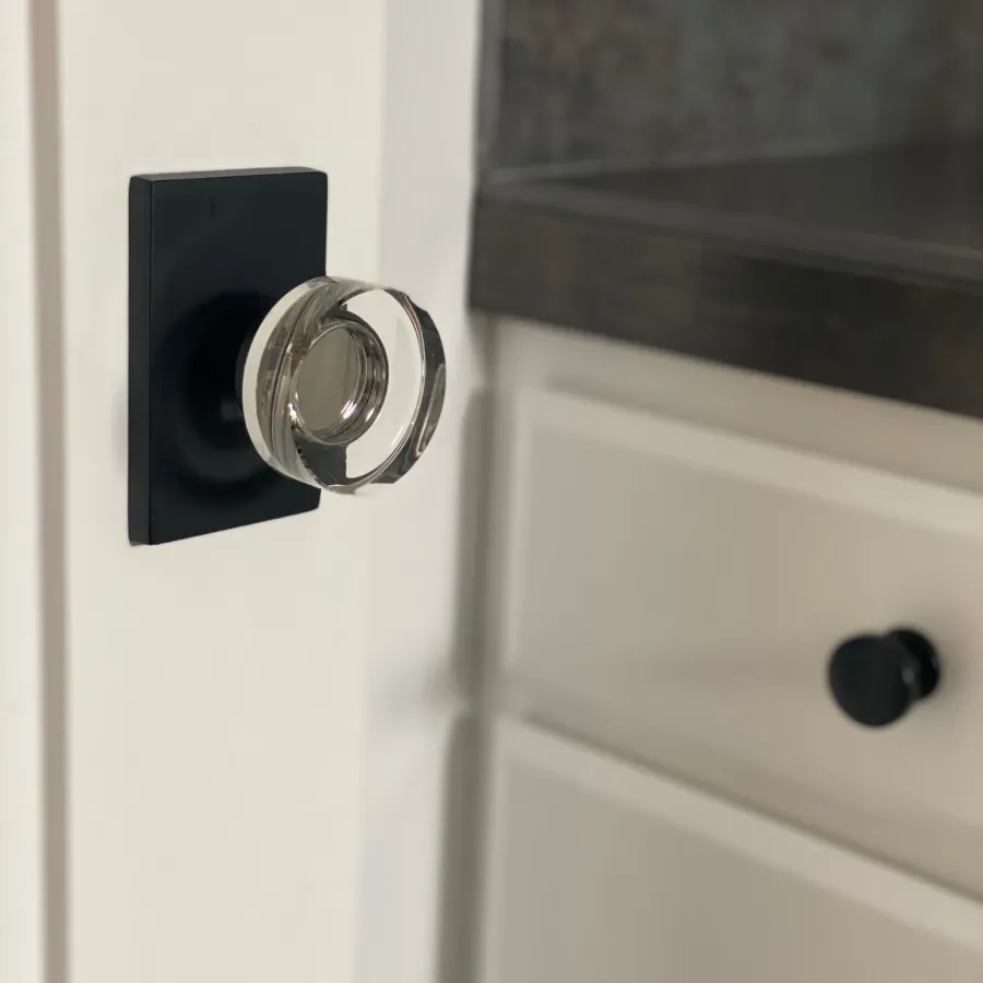 a door with a handle